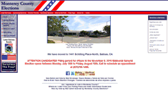 Desktop Screenshot of montereycountyelections.us